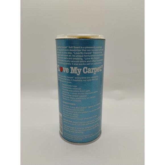 VINTAGE Love My Carpet “Soft Scent” Rug and Room Deodorizer 12 Oz - Opened - Picture 3 of 7